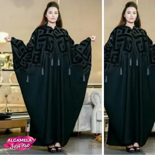 عبايات سوداء: اجعلي إطلالتك جذابة بأحدث تشكيلة من العبايات الفراشة