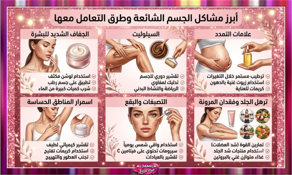 أبرز مشاكل الجسم الشائعة وطرق التعامل معها